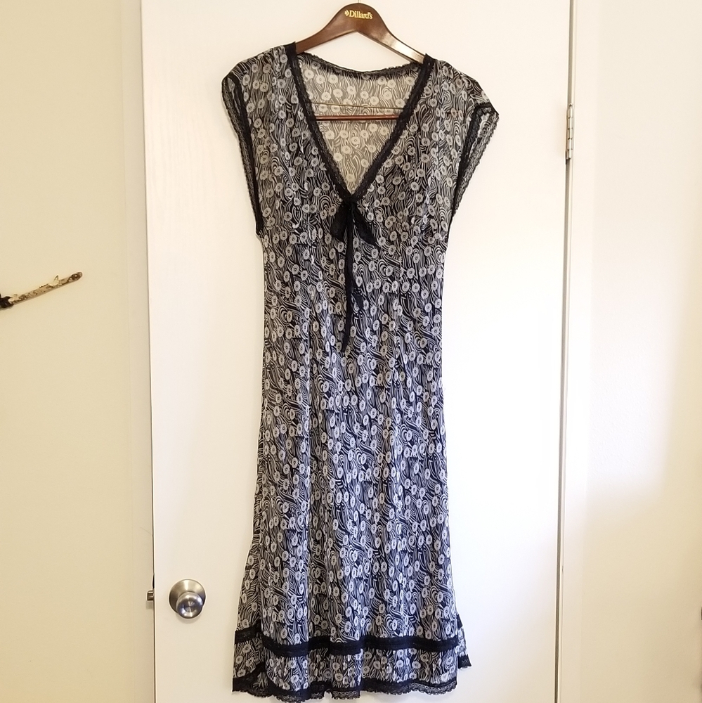 Banana Republic Silk Floral Dress